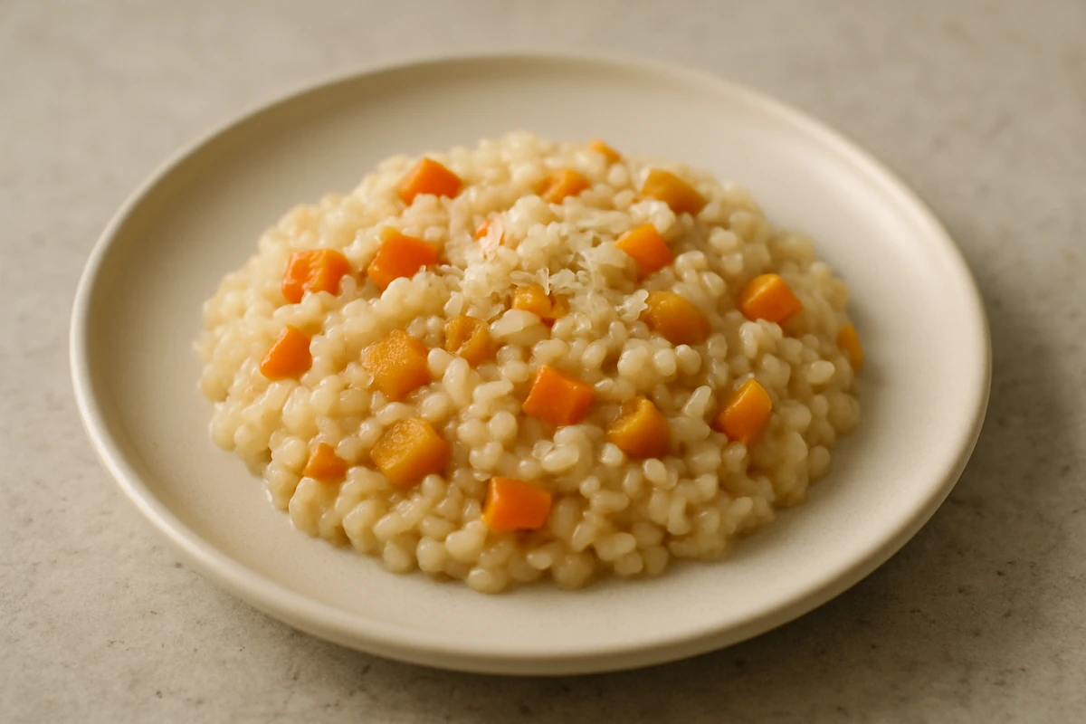 podzimní jídelníček – rizoto se zeleninou