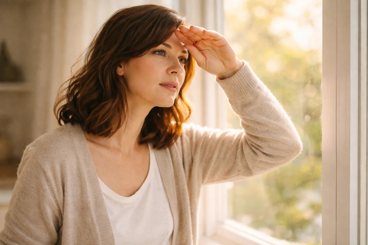 Jarní denní světlo dopadající do interiéru a ovlivňující biorytmy