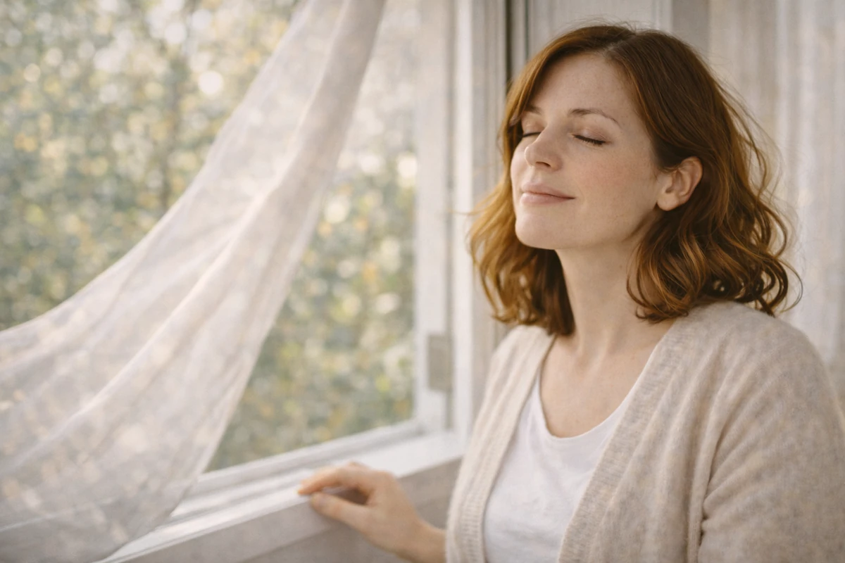 Klidné jarní světlo jako symbol návratu rovnováhy a energie