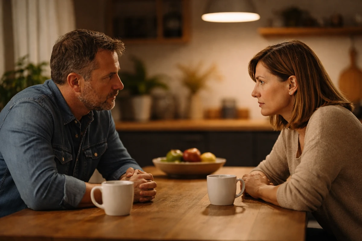 Tiché napětí v rodině před důležitým rozhovorem