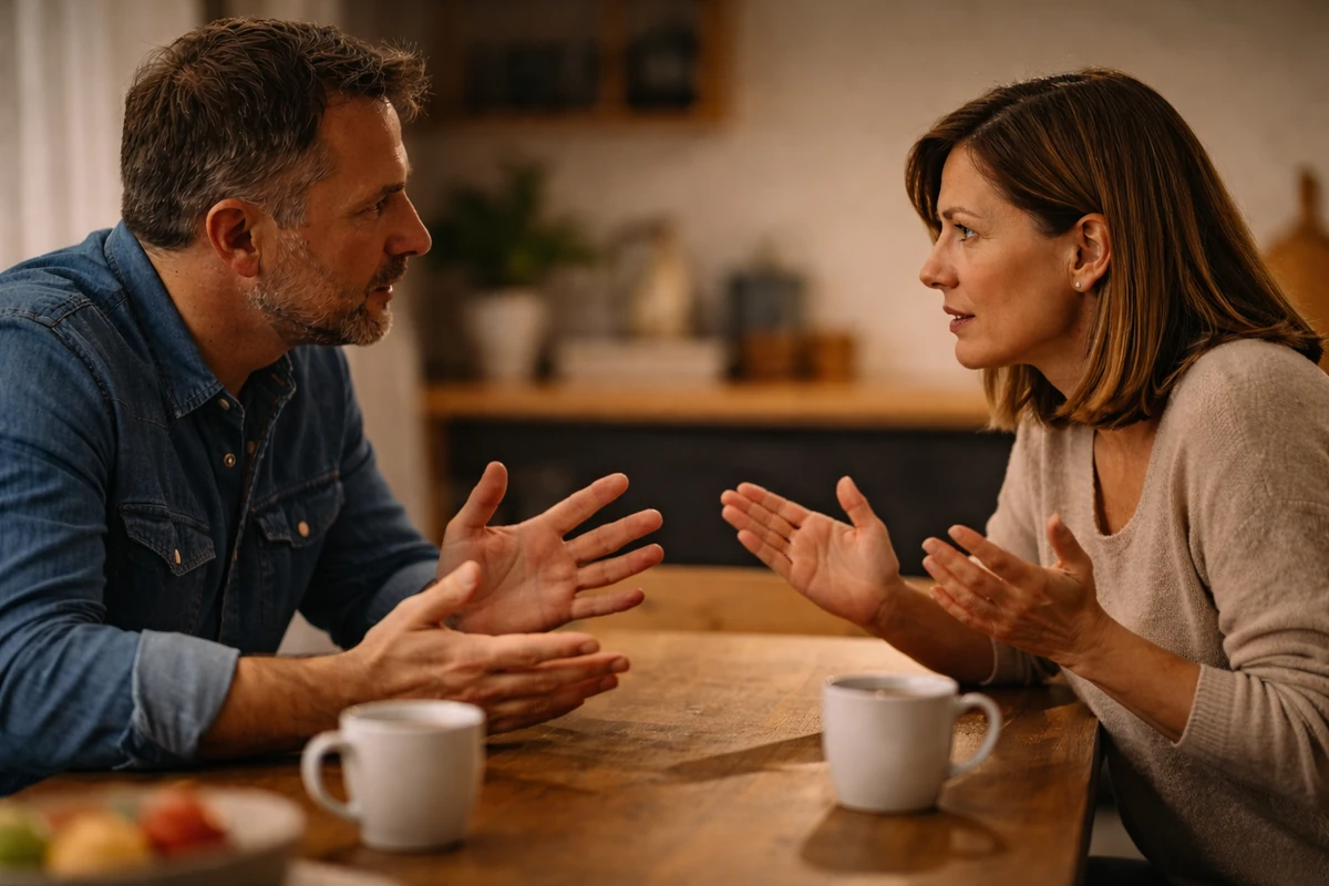 Napjatý moment a snaha vrátit se k tématu